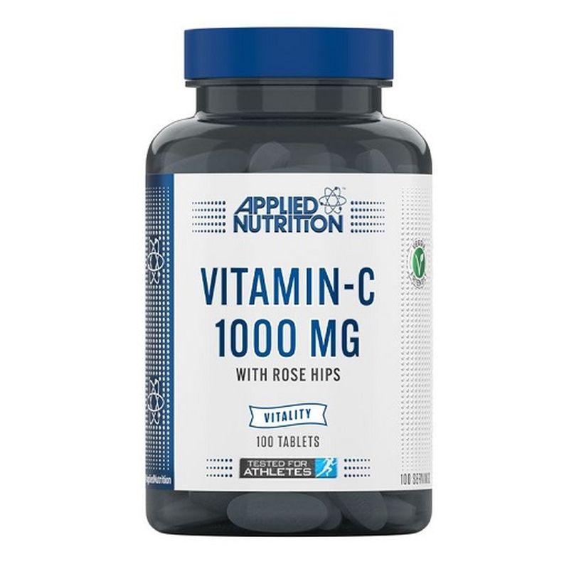 Applied Nutrition Vitamin-C 100mg+Rosehips - 100 Tabs - MEGA NUTRICIA