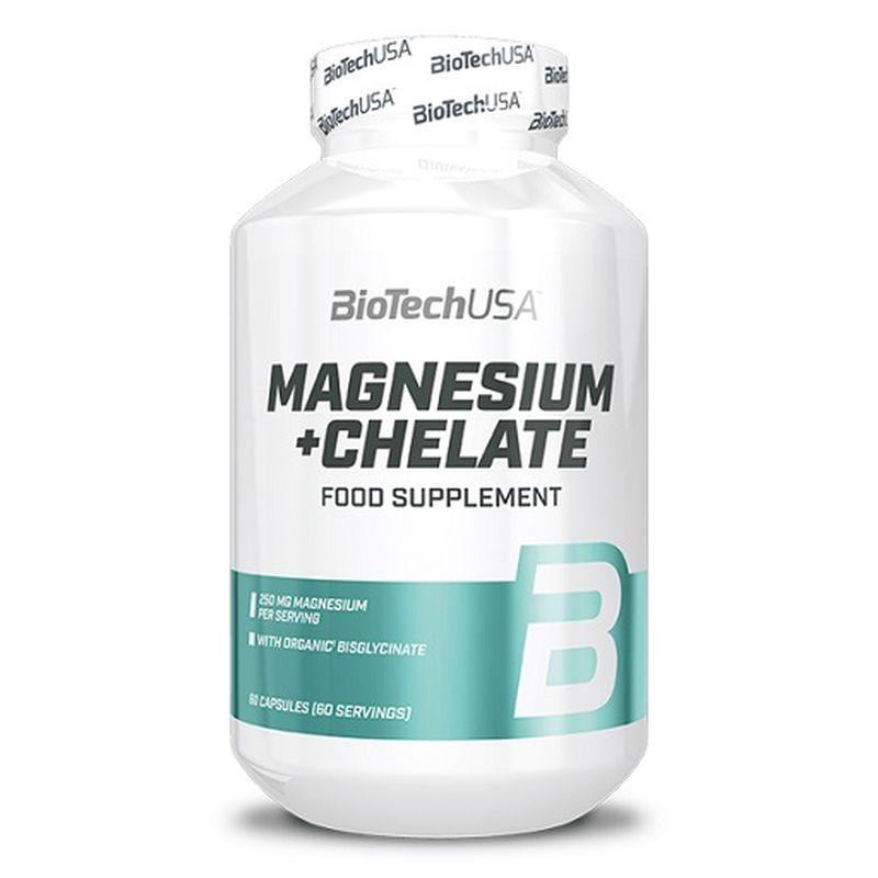 BioTech Magnesium + Chelate 60 Capsules - MEGA NUTRICIA