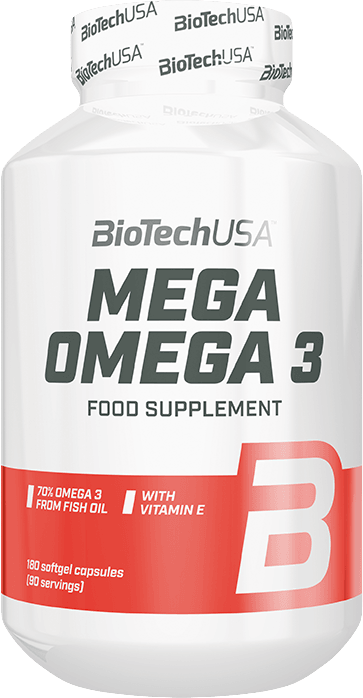 BioTech Mega Omega 3, 180 Capsules - MEGA NUTRICIA
