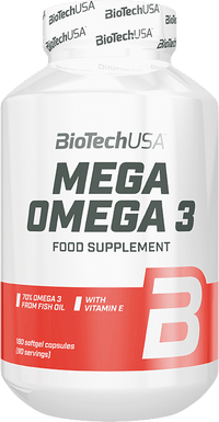 Thumbnail for BioTech Mega Omega 3, 180 Capsules - MEGA NUTRICIA