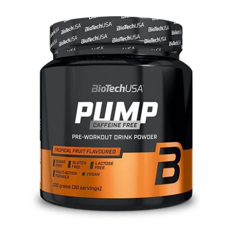 BioTech Pump Caffein Free Pre-Workout 330g (30 Serv.) - MEGA NUTRICIA