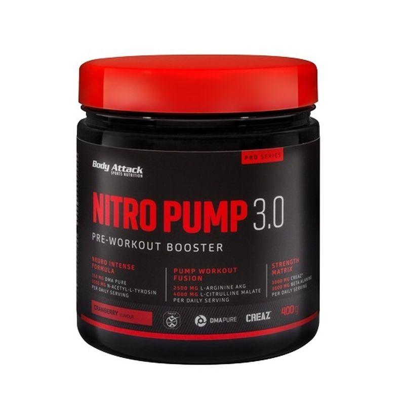 Body Attack Nitro Pump 3.0 - 400g - MEGA NUTRICIA