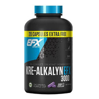 Thumbnail for EFX Kre-Alkalyn 3000 - 260 Capsules - MEGA NUTRICIA