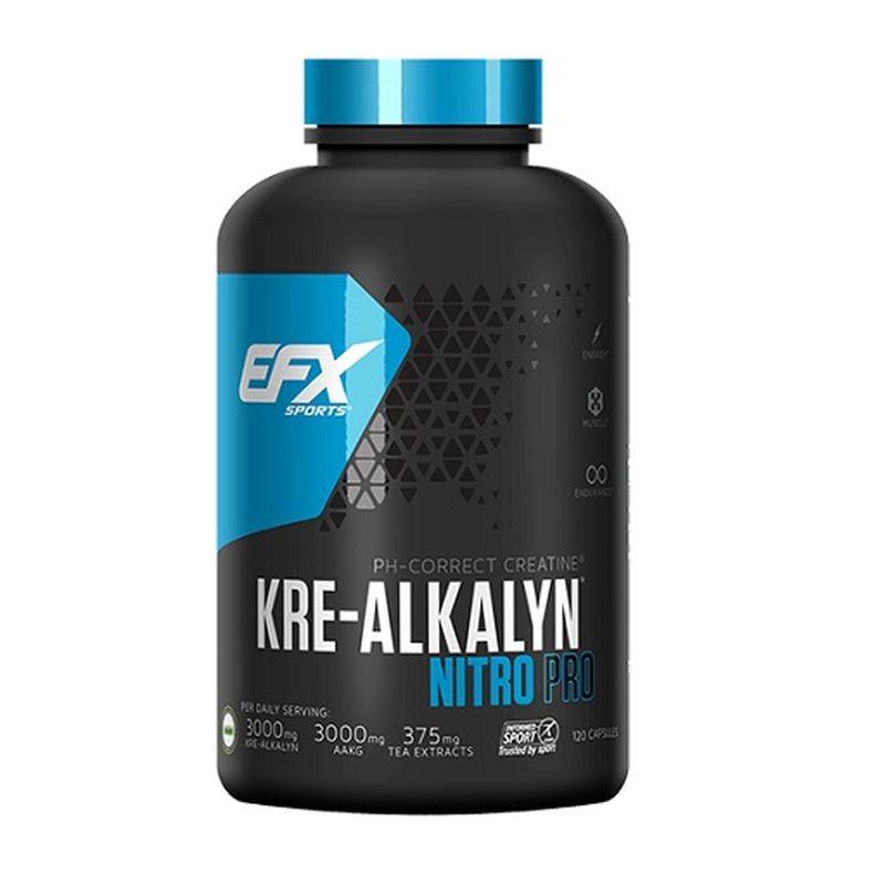 EFX Kre-Alkalyn Nitro PRO - 120 Caps - MEGA NUTRICIA