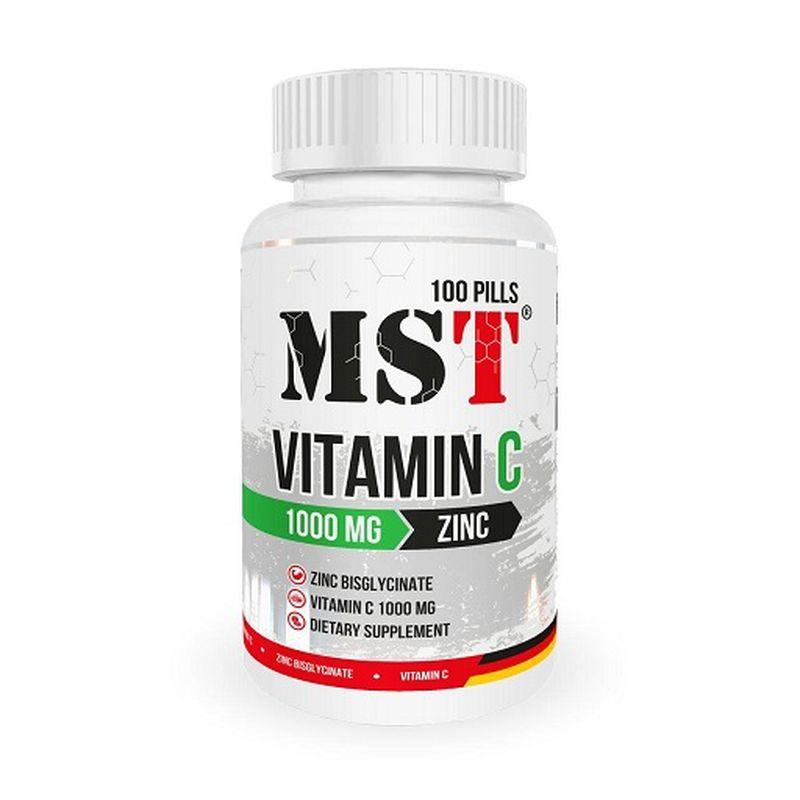 MST - Vitamin C 1000 + Zinc 100 Pillen - MEGA NUTRICIA