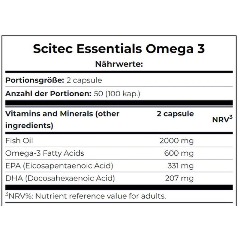 Scitec Omega 3 100 Capsules - MEGA NUTRICIA