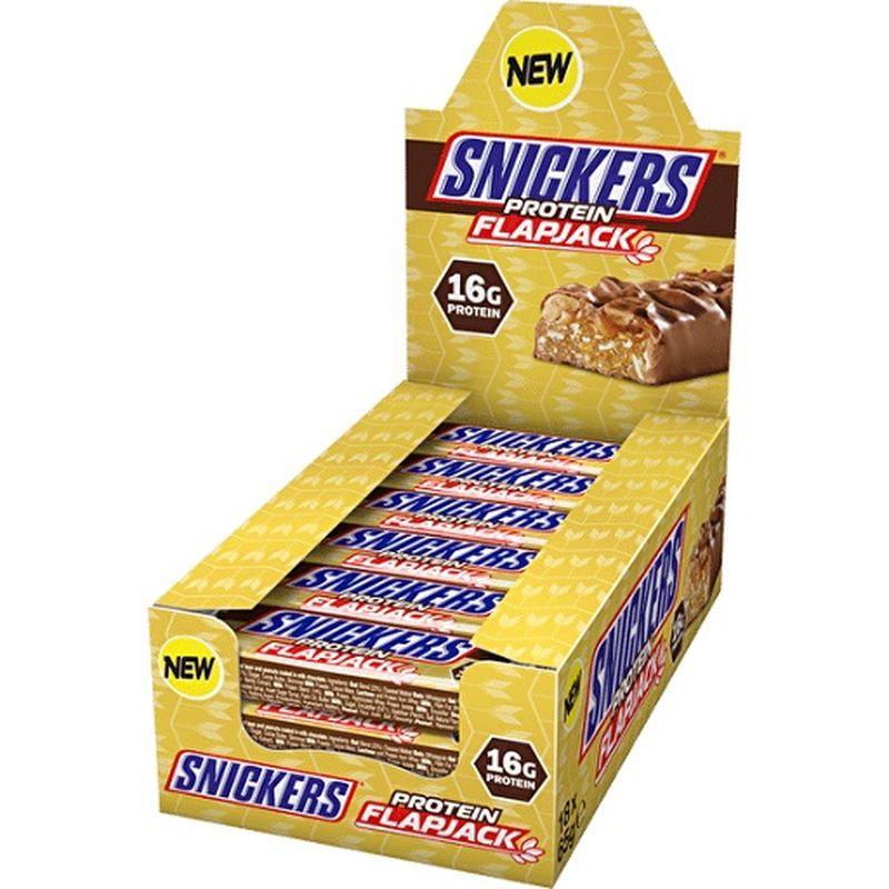 Snickers Protein Flapjack - 18x65g - MEGA NUTRICIA