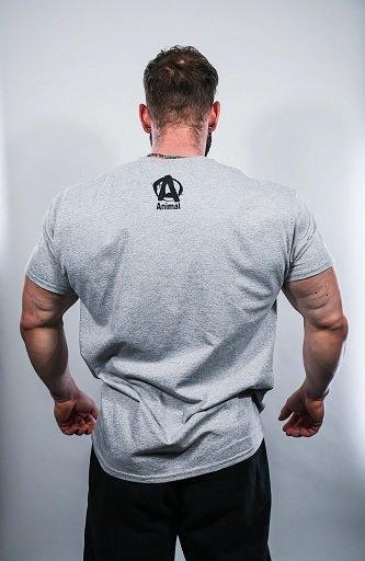 Universal Animal Basic T-Shirt Grey - MEGA NUTRICIA