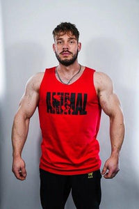 Thumbnail for Universal Animal Iconic Tank Top Red - MEGA NUTRICIA
