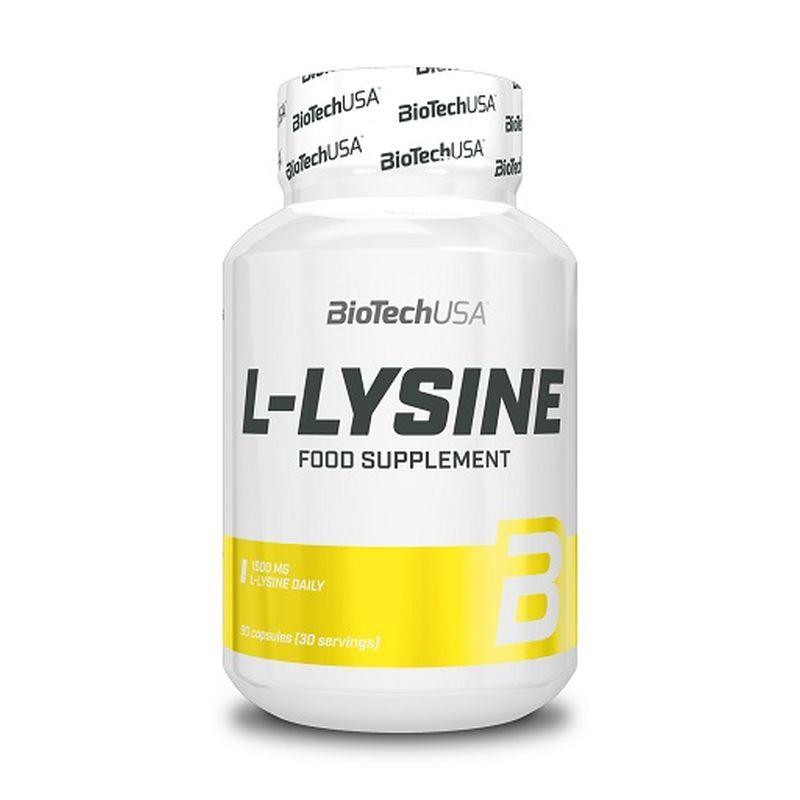 BioTech L-Lysine 90 Capsules - MEGA NUTRICIA