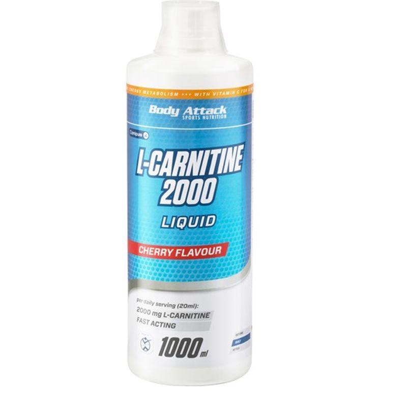 Body Attack L-Carnitine Liquid 2000, 1000ml - MEGA NUTRICIA