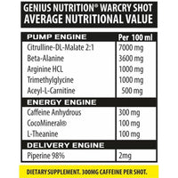 Thumbnail for Genius Nutrition - Warcry Liquid Shot Cola (12x100ml) - MEGA NUTRICIA