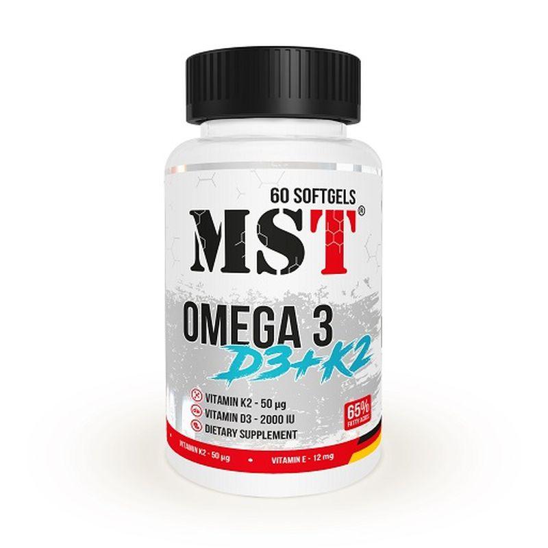 MST - Omega 3 + D3 + K2 - 60 Capsules - MEGA NUTRICIA