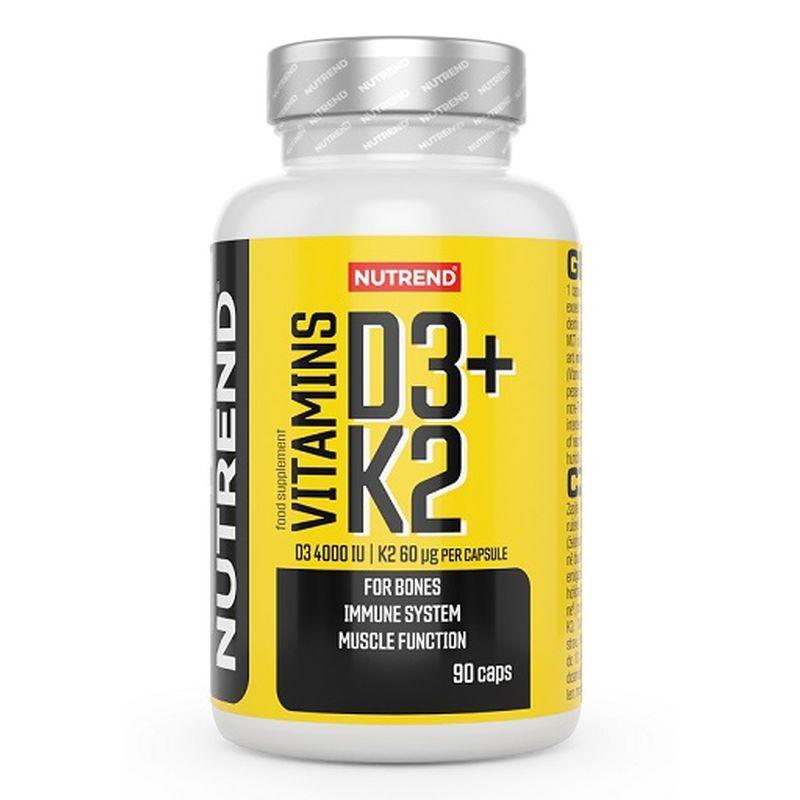 Nutrend Vitamin D3 + K2 4000 IU /60 ug- 90 Caps - MEGA NUTRICIA