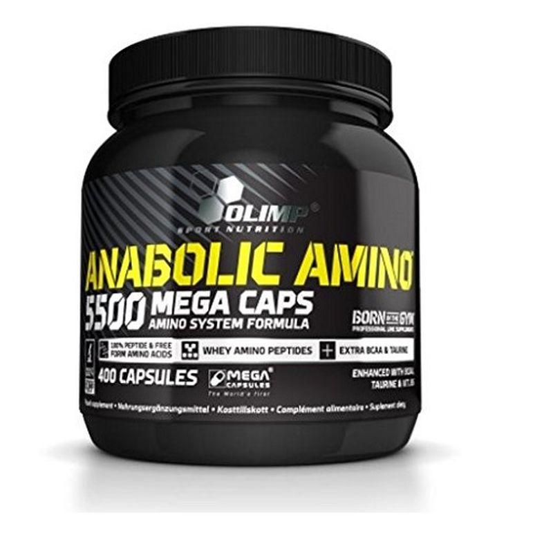 Olimp Anabolic Amino 5500 Mega Caps - 400 Capsules - MEGA NUTRICIA