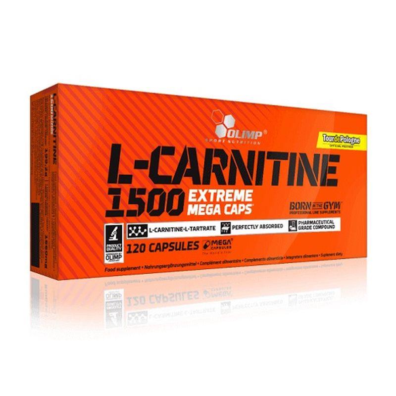 Olimp L-Carnitine 1500 Extreme Mega Caps - 120 Capsules - MEGA NUTRICIA