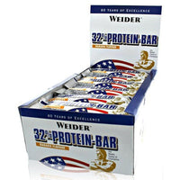 Thumbnail for Weider 32% Protein Bar 24x60g - MEGA NUTRICIA